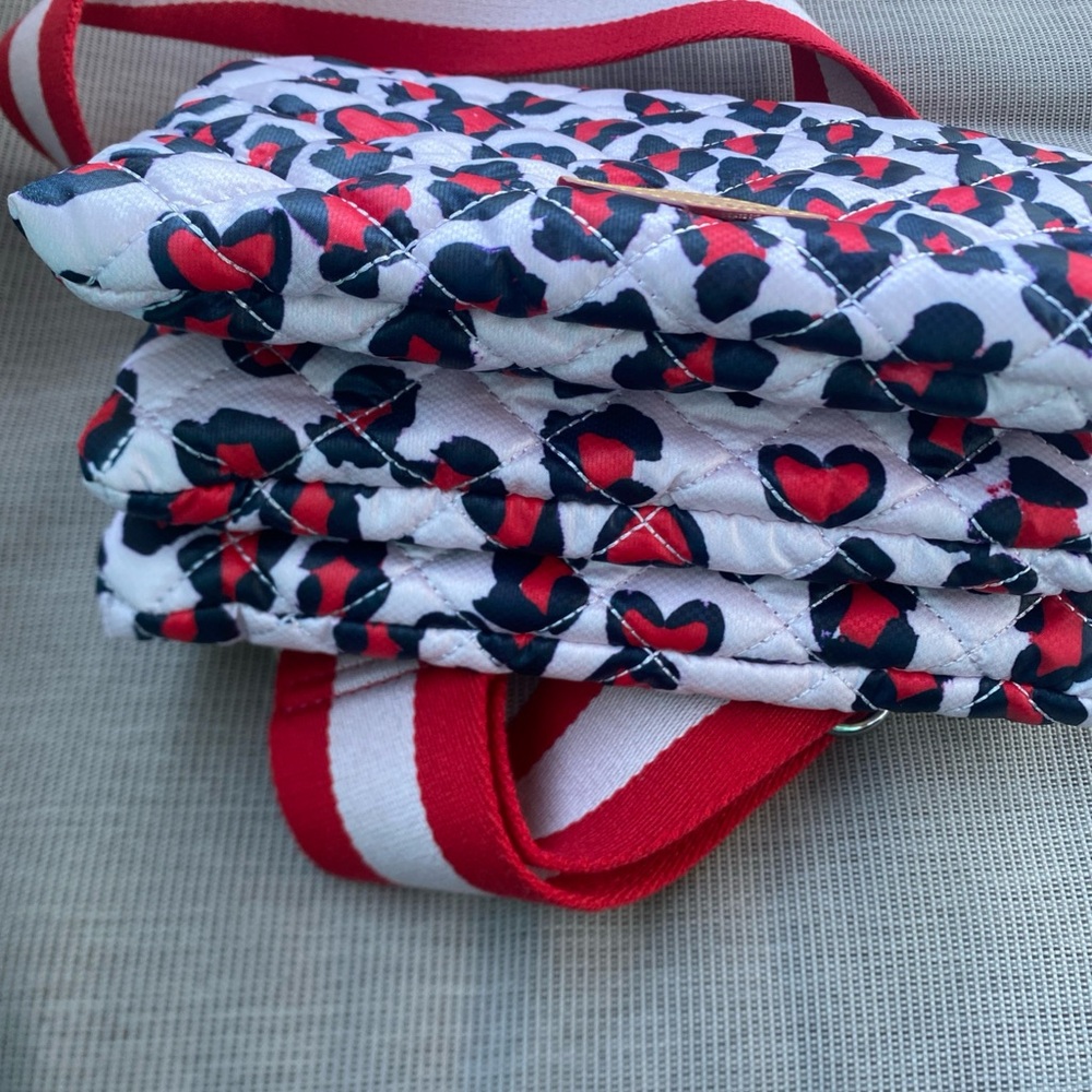 MZ Wallace Pippa Crosby Crossbody Heart Leopard Print Handbag Limited‎ Edition - Picture 6 of 12